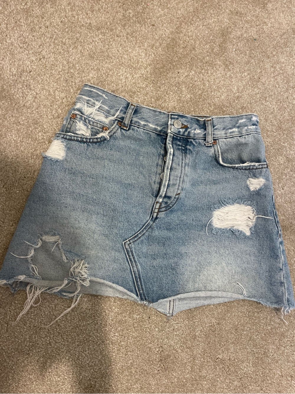 Pull & Bear denim mini skirt